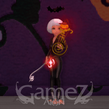 Halloween Pumpkin Stringed Instrument