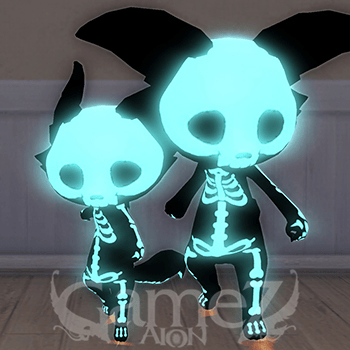 Skeleton Fox (Blue)