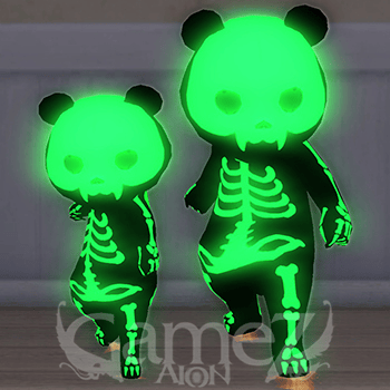 Teddy Skull Neon Green