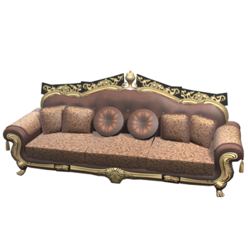 Antique Golden Couch